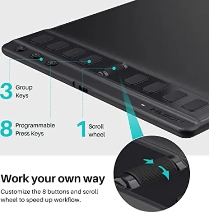 Huion Inspiroy 2 Graphics Drawing Tablet - image 3