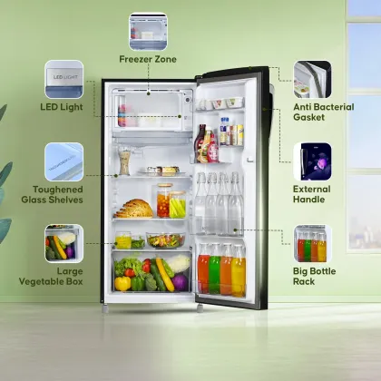 Haier HED-2263CKI-N 205 L 3 Star Single Door Refrigerator