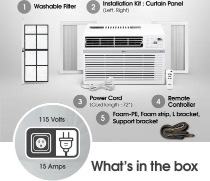 LG LW1017ERSM1 10000 BTU 115V Window AC