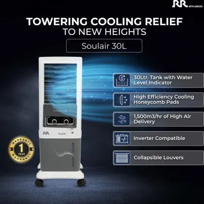 RR Soulair 30 L Tower Air Cooler