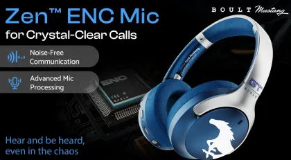 Boult x Mustang Q Wireless Headphones