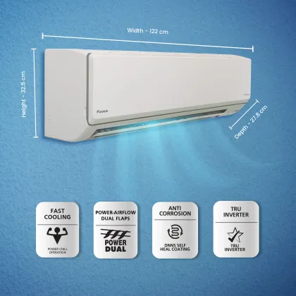 Daikin FTKL90UV16L 2.6 Ton 4 Star 2024 Inverter Split AC