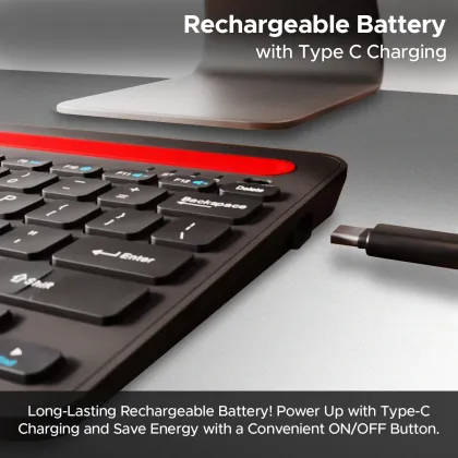 Amkette Optimus Pro 4 in 1 Wireless Keyboard - image 5