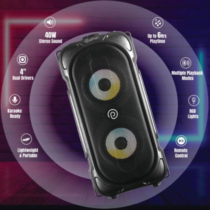 pTron Fusion Party v2 40W Bluetooth Speaker