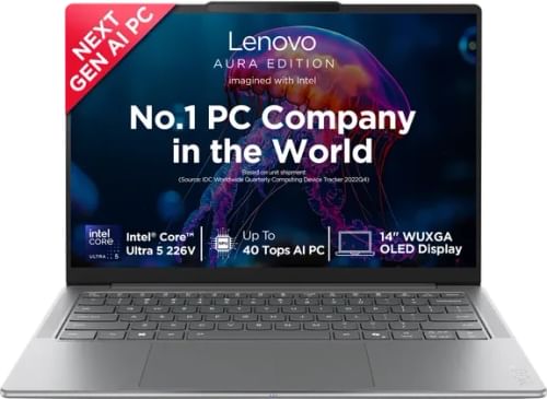 Lenovo Yoga Slim 7 14ILL10 83JX00H1IN Laptop (Intel Core Ultra 5 226V/ 16GB/ 512GB SSD/ Win11 Home)