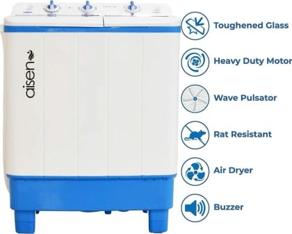 Aisen A70SWT631 7 Kg Semi Automatic Washing Machine