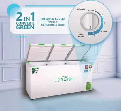 Rockwell GFR910UC 750 L Triple Door Deep Freezer