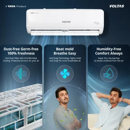 Voltas 123INV CAM 1 Ton 3 Star 2026 Inverter Split AC