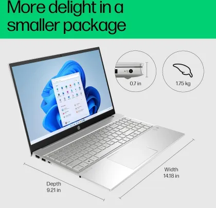 HP Pavilion 15-EH0035AU Laptop ( AMD Ryzen 5 7530U/ 16GB/ 1TB SSD/ Win11 Home)