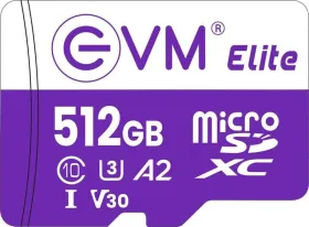 EVM Elite 512GB Micro SDXC UHS-1 Memory Card