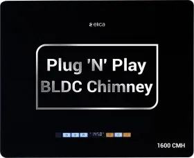 Elica Kitty Plug N Play BF 600 BLDC HAC LTW MS Nero Auto Clean Chimney