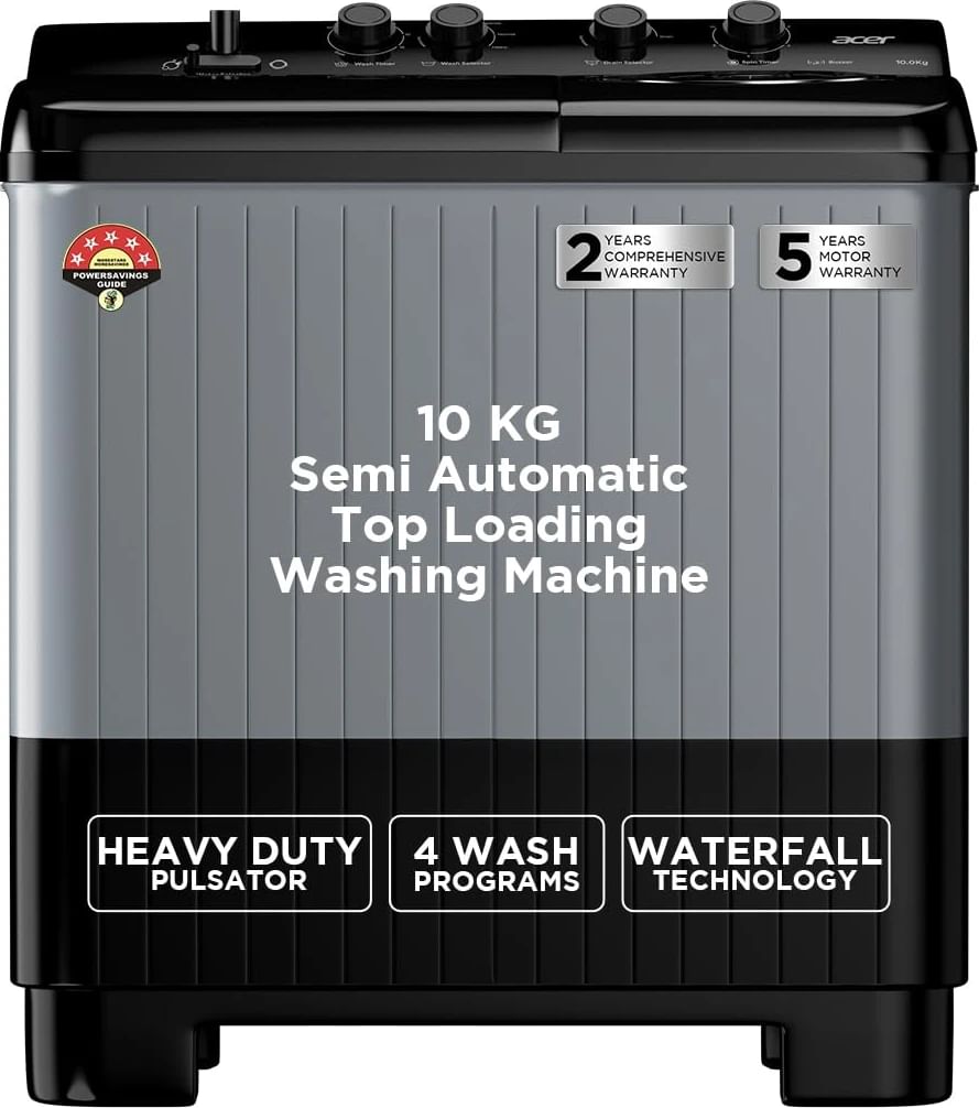 Acer AR10SAMBGL124D 10 Kg Semi Automatic Washing Machine Price in India