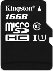 Kingston MicroSDHC 16GB Memory Card (Class 10)