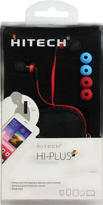Hitech Hi-Plus 600i Wired Headphones (Earbud)