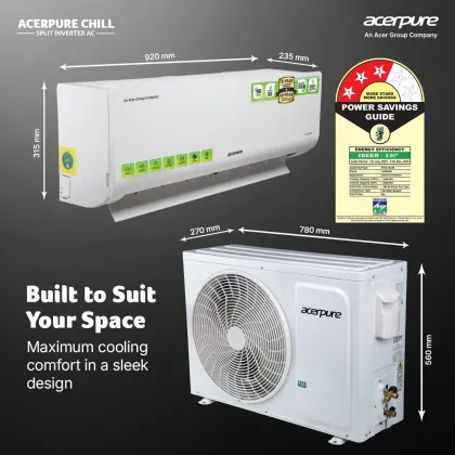 Acerpure SAC5251.5TW3 1.5 Ton 3 Star 2025 Inverter Split AC