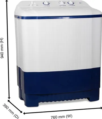 LG P7258N1F Semi Automatic Washing Machine