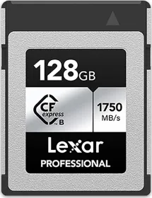 Lexar Professional ‎Silver CFexpress 128 GB Class 10 Type B Memory Card (1750 MB/s)