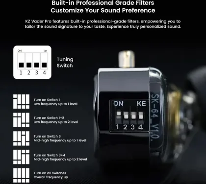 KZ Vader Pro Wired Earphones (Tuning Version)