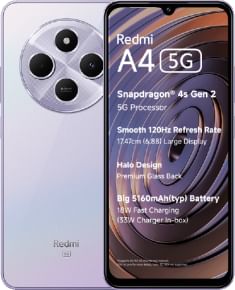 Xiaomi Redmi A4 5G (4GB RAM + 128GB) vs Samsung Galaxy F06 5G