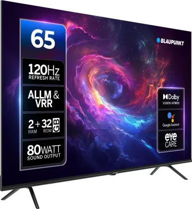 Blaupunkt SonicQ 65 inch Ultra HD 4K Smart QLED TV (65SQ0303)