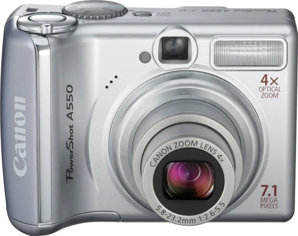 Canon PowerShot A550 7.1MP Digital Camera - Price in India (Jun