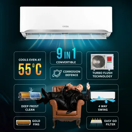 Onida IR243FLSV 2 Ton 3 Star 2026 Inverter Split AC