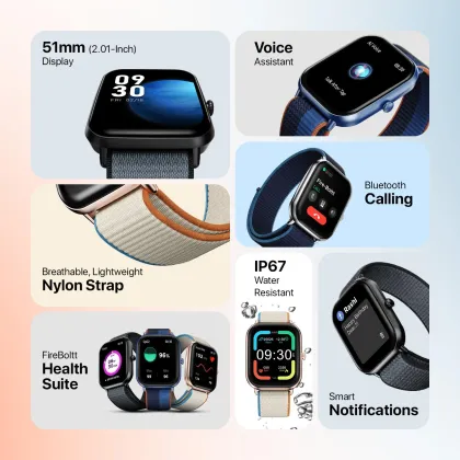 Fire Boltt Ninja Call Pro Max Nyluxe Smartwatch