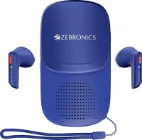 ZEBRONICS Sound Bomb X1 3-in-1 Wireless Bluetooth v5.0 Earbuds + Speaker Combo with 30 Hour Backup, Built-in LED Torch