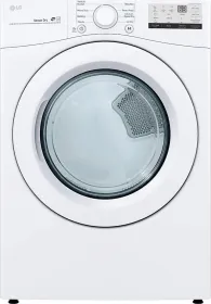 LG DLE3400W 7.4 cu ft Fully Automatic Front Load Dryer