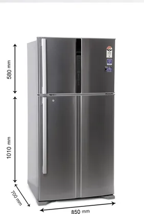 Hitachi R-V610PND3KX 565 L Double Door Refrigerator