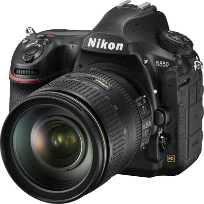 Nikon D850 45.7MP DSLR Camera with Nikkor 24-120mm F/4G ED VR Lens & Nikkor AF-S 18-105mm F/3.5-5.6 G Lens
