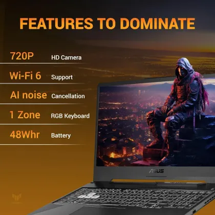 Asus TUF A15 FA506NCQ-HN007WS Gaming Laptop (AMD Ryzen 7 170/ 16GB / 512GB SSD/ Win11 Home / 4GB Graph)