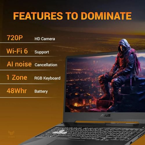 Asus TUF A15 FA506NCQ-HN007WS Gaming Laptop (AMD Ryzen 7 170/ 16GB / 512GB SSD/ Win11 Home / 4GB Graph)