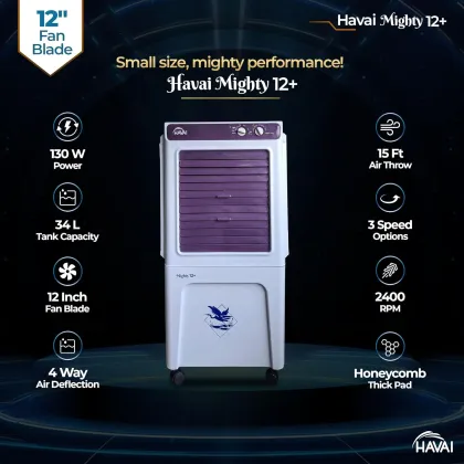 Havai Mighty 12 Plus 34 L Personal Air Cooler
