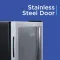 BLACK+DECKER BDB44LS 4.4 Cu Ft Single Glass Door Mini Refrigerator