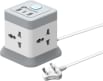 Ultra Prolink Qube UM1050U 6 Amp 4 Sockets Surge Protector