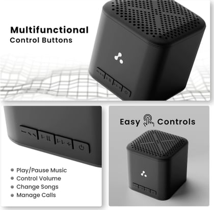 Ambrane Evoke Cube Plus 5W Bluetooth Speaker