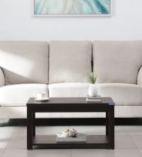 Kosmo Harmony Coffee Table in Vermount Woodpore Finish, By Spacewood