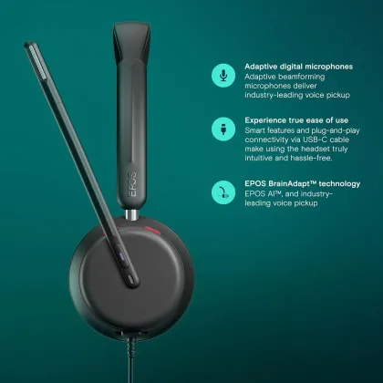 EPOS Impact 860T Wired Headphones - image 5