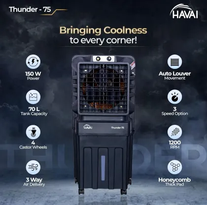 Havai Thunder 75 70 L Desert Air Cooler