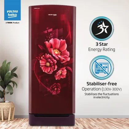 Voltas Beko RDC240C 208 L 3 Star Single Door Refrigerator