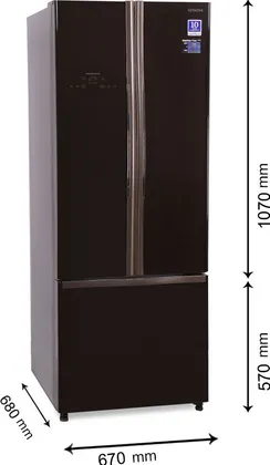 Hitachi R-WB480PND2 456 L Side by Side Refrigerator