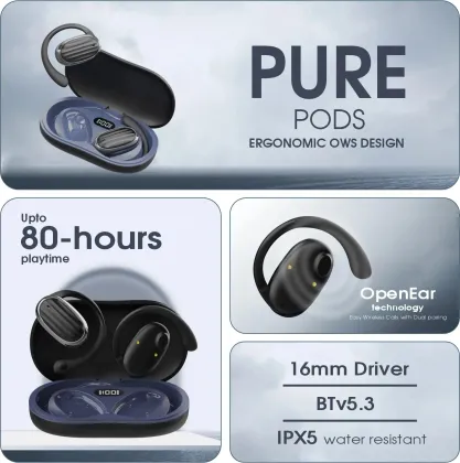 Candytech Purepods OWS True Wireless Earbuds
