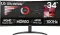 LG UltraWide 34WR50QK-B 34 inch WQHD Curved Monitor