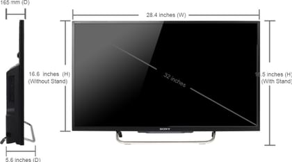 Sony KDL-32W700B 32-inch Full HD LED TV Price in India 2024, Full 