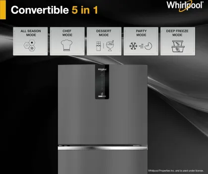 Whirlpool IF INV 278 Lunar Black Conv-Y 235 L 3 Star Double Door Refrigerator
