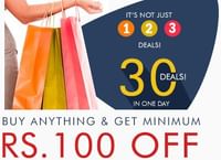 Buy any personalized product & Get Rs. 100 OFF - No Minimum Purchase
