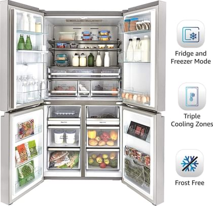 AmazonBasics AB2019RF009 670 L French Door Refrigerator