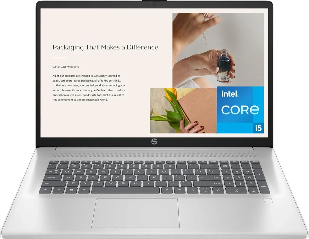 HP 17-cn2099nr Laptop (12th Gen Core i5/ 8GB/ 512GB SSD/ Win 11
