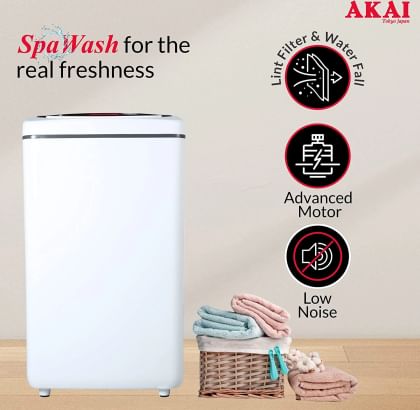 Akai AKFA-65DWRPF 6.5 Kg Fully Automatic Top Load Washing Machine